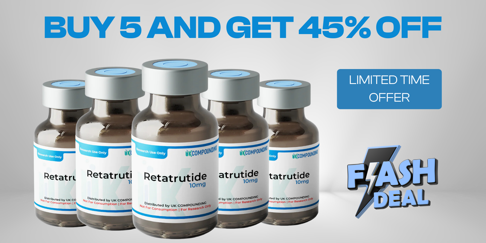 Pack of 5 Retatrutide - 10mg