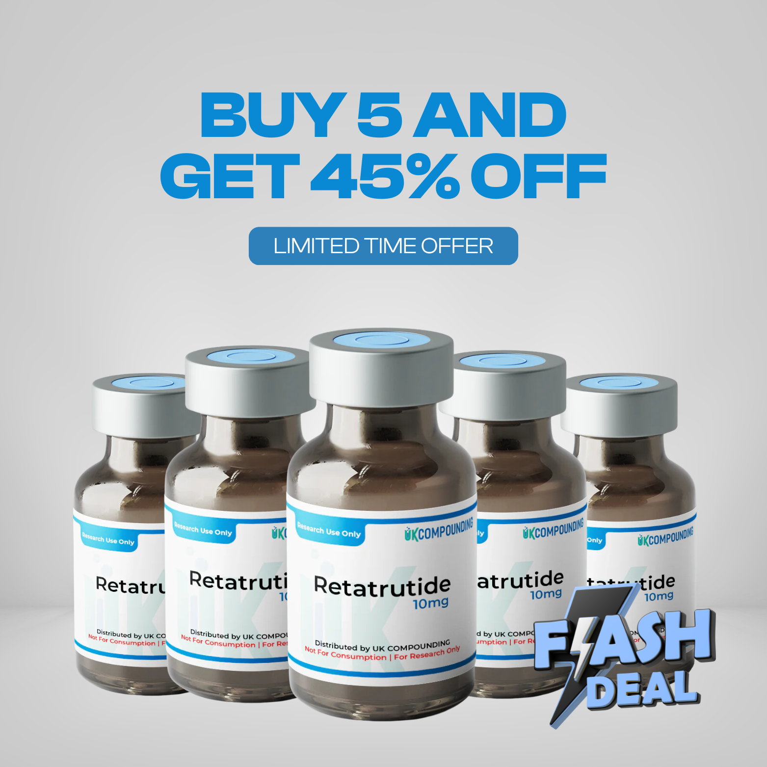Pack of 5 Retatrutide - 10mg